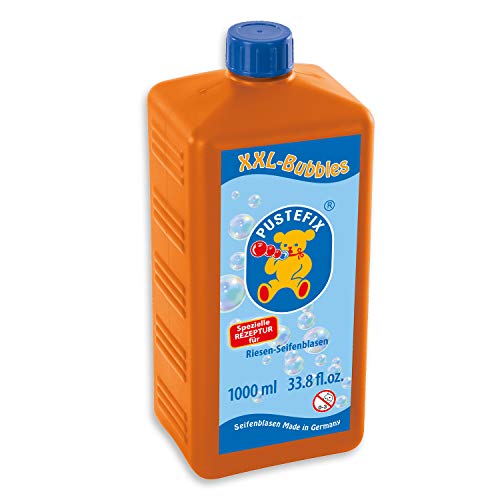 Pustefix- Burbujas de jabón, Color Naranja, 1x 1000ml (Carrera Toys GmbH 420869872)