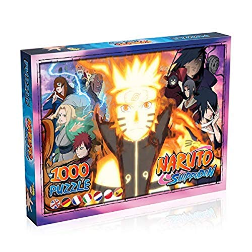 Puzle de 1000 Piezas de Naruto – Top Trumps – Rompecabezas para Niños y Adultos