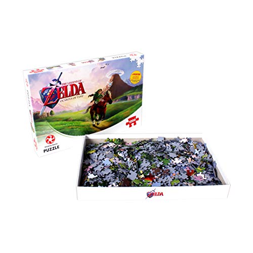 Puzle de 1000 Piezas de The Legend Of Zelda Ocarina Of Time - Top Trumps - Rompecabezas para Niños y Adultos