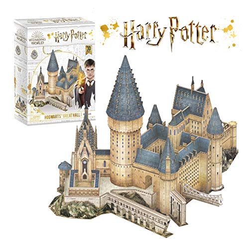 Puzzle 3D Harry Potter - Gran Salón, Puzzles 3D, Maquetas para Construir Adultos, Regalos Divertidos, Regalo para Niños, Decoracion Habitacion, 187 Piezas