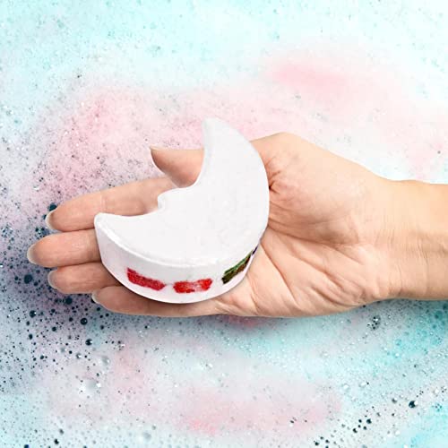 PW TOOLS Rainbow Bath Bombs - Juego de explosión de baño en Forma de Nube de Estrella Lunar para Crear un baño de Burbujas de ensueño de fantasía niños disfruten de la del baño 2