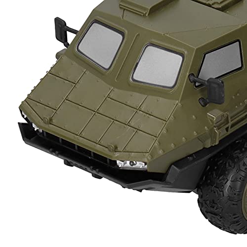 Pwshymi Camión blindado RC 2.4GHz Control Remoto de Alta Velocidad Coche blindado RC Camión Militar Juguete con Control Remoto Cable de Carga USB para Adultos Niños