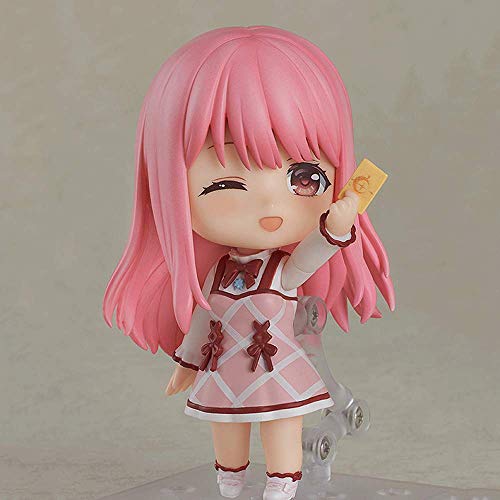 Q Versión Nikki Figura, 3,9 pulgadas brillante modelo de caracteres Nikki, accesorios múltiples incluidos muñecas muebles muebles, material de PVC Anime Girl Figma (para la colección de regalos)