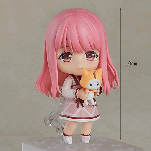 Q Versión Nikki Figura, 3,9 pulgadas brillante modelo de caracteres Nikki, accesorios múltiples incluidos muñecas muebles muebles, material de PVC Anime Girl Figma (para la colección de regalos)