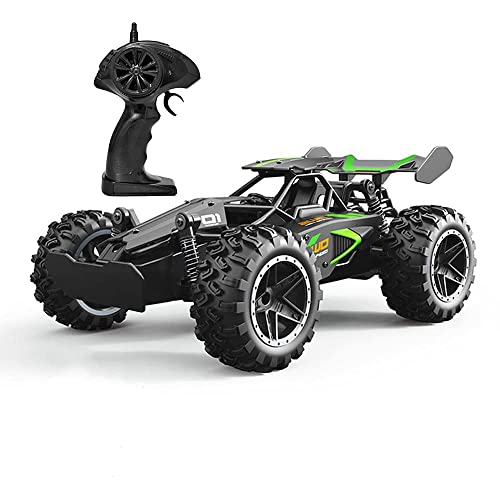 QHYZRV Coche RC 15km / H 2.4GHz Todo Terreno Off-Road Rally Buggy Racing Cars Juguetes, 1/18 Coche De Control Remoto Eléctrico 4WD De Alta Velocidad, Regalo para Niños Adolescentes Adultos