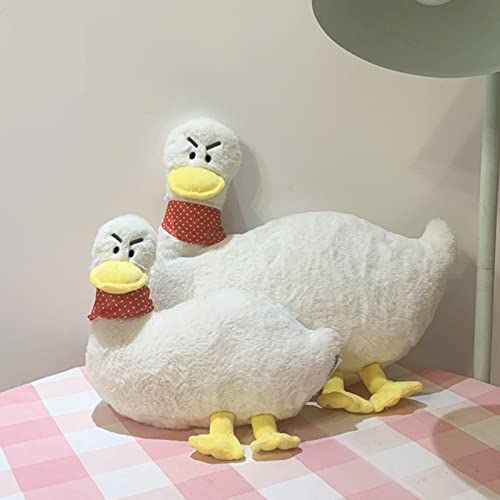 QIRU Cute Duck Pillow Plush Toy,Cheering Duck Doll Plush Toy,Funny Cheer Duck Doll,Christmas Birthday Valentine's Day Gift. (B,L)