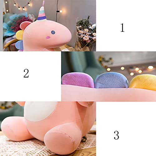 QIRU Dinosaur Plush Toys,The Good Dinosaur Bean Plush, Cute Soft Dinosaurs Plush Doll Gifts for Kids Plushies and Birthday Gifts (Blue,40cm)