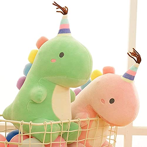 QIRU Dinosaur Plush Toys,The Good Dinosaur Bean Plush, Cute Soft Dinosaurs Plush Doll Gifts for Kids Plushies and Birthday Gifts (Blue,40cm)