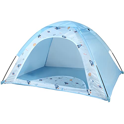 QQWW Espacio Play Tent Dome Playhouse Portable Rocket Theme Play Tienda for niños Niñas Interior y al Aire Libre Playing and Camping Tienda, Regalo for niños