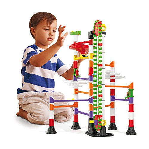 Quercetti-Quercetti-6576 Migoga Marble Run Elevator-Circuito de canicas, Juego Educativo de construcción, Medium (6576)