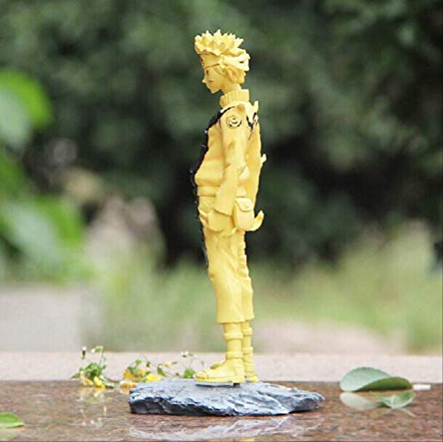 QWYU 10 pulgadas Anime Naruto Uzumaki Kyubi Modo Dorado Pvc Figura de Acción Colección Modelo de Juguete