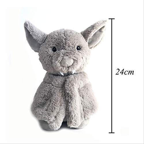 QWYU Creativo de dibujos animados murciélago de peluche de juguete Duende oscuro lindo bebé personalidad suave con sueño suave regalo de juguete para niños B