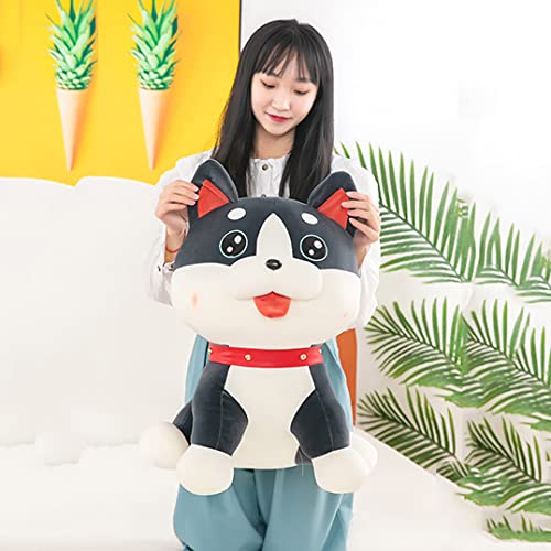 QYXY Peluche Gigante para Perro Husky, Peluche De Perro Husky,Peluche(60cm, 23,6 Pulgadas) Fabricado, Delicados Y Suaves Al Tacto