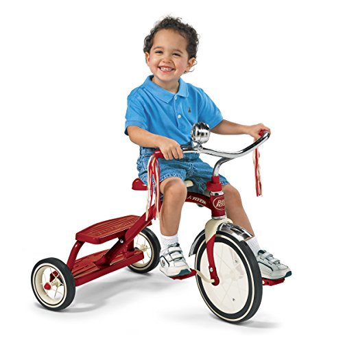 Radio Flyer Classic Dual Deck triciclo, color rojo (48034)