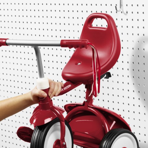 Radio Flyer- Juegos de Viaje y de bolsilloBicicletasRADIO FLYERTriciclo Plegable, Color Rojo (415A)