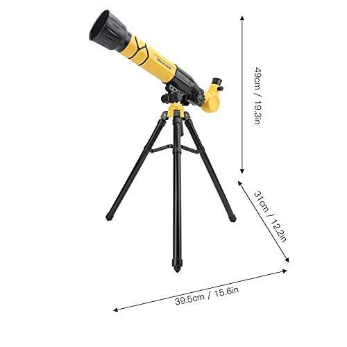 RANNYY Telescopio astronómico, telescopio para niños Principiantes FMC Telescopio Refractor astronómico Revestido de múltiples Capas con trípode y Ocular