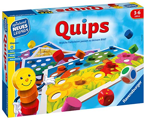 Ravensburger 24920 – Quips – Juego y Aprendizaje para niños, Juego Educativo para niños de 3 – 6 años, Aprendizaje Nuevo para 2 – 4 Jugadores