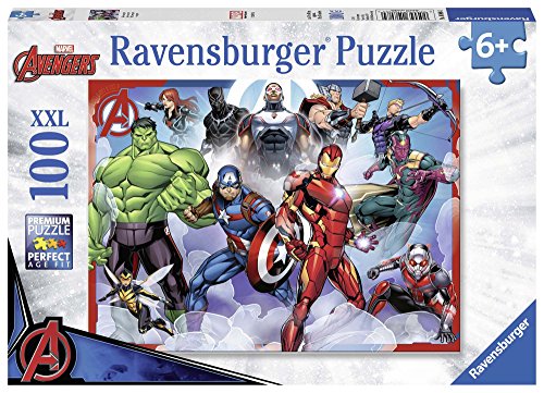 Ravensburger- Avengers Camp Rock Puzzle 100 Piezas, Multicolor (1)