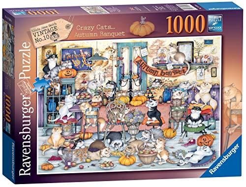 Ravensburger- Crazy Cats - Puzzle de 1000 Piezas para Adultos y niños a Partir de 12 años (16509)