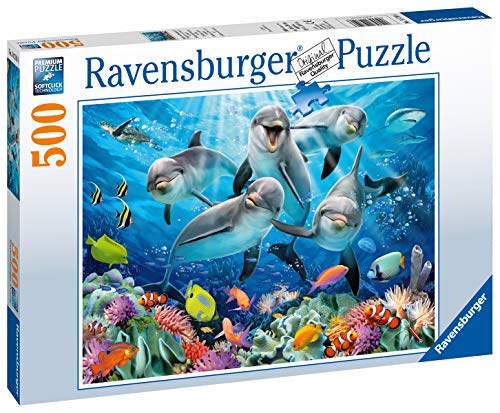 Ravensburger - Delfines, Rompecabezas de 500 Piezas (147106)