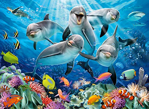 Ravensburger - Delfines, Rompecabezas de 500 Piezas (147106)