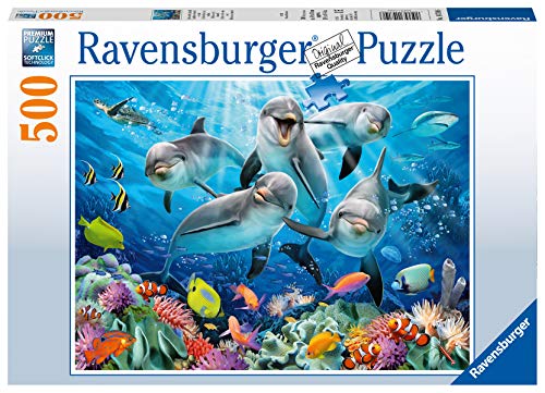 Ravensburger - Delfines, Rompecabezas de 500 Piezas (147106)