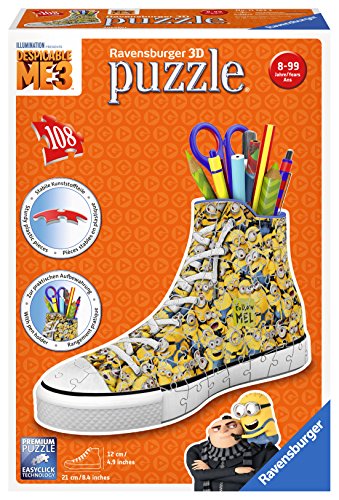 Ravensburger- Despicable Zapatilla Portalápices, Girly Girl Edition, Minions (11262)