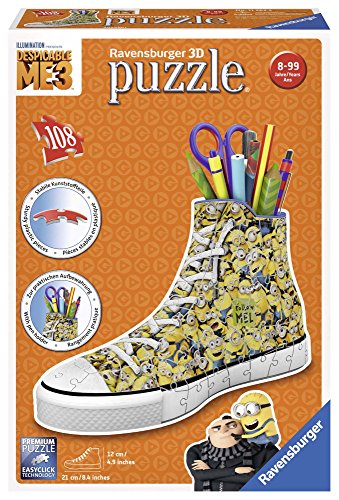 Ravensburger- Despicable Zapatilla Portalápices, Girly Girl Edition, Minions (11262)