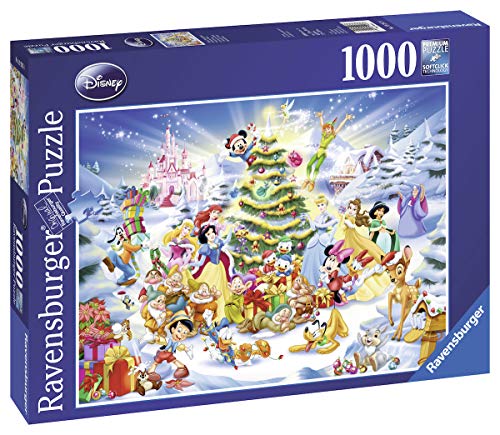 Ravensburger Disney Christmas Eve - Puzle (1000 Piezas), diseño de árbol de Navidad