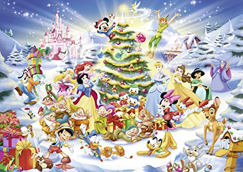 Ravensburger Disney Christmas Eve - Puzle (1000 Piezas), diseño de árbol de Navidad