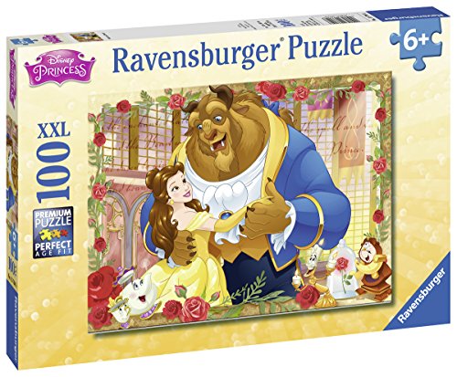 Ravensburger Disney Princess La Bella e La Bestia Puzzle 100 Piezas, Multicolor (1)