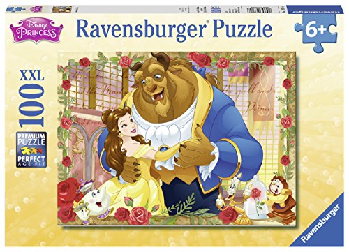 Ravensburger Disney Princess La Bella e La Bestia Puzzle 100 Piezas, Multicolor (1)