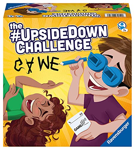 Ravensburger Kinderspiele 20672 - The #UpsideDownChallenge Game - Spaß- und Aktionsspiel für 2 bis 6 Spieler AB 7 Jahren