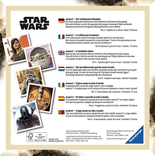 Ravensburger - memory Star Wars Mandalorian