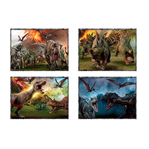 Ravensburger Puzzle, 06976, Jurassic World, Puzzle Bumper Pack 4x100 Piezas, Edad Recomendada 5+, Rompecabezas Ravensburger