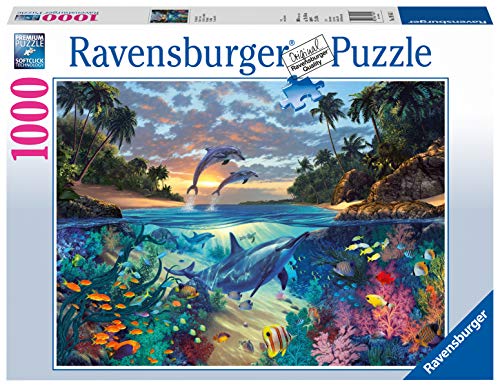 Ravensburger Puzzle 1000 Piezas, Bahía del Coral, Animales, Rompecabezas de Calidad, Jigsaw para Adultos