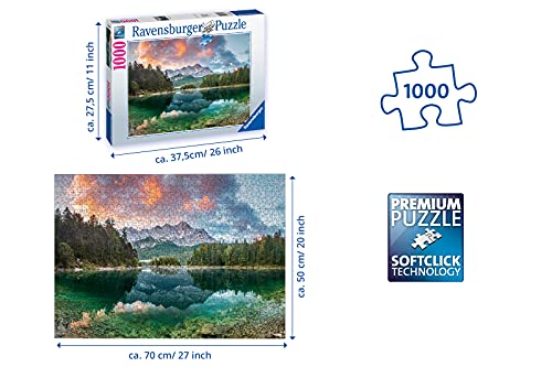 Ravensburger Puzzle 1000 Piezas, Paisaje Prealpino, Colección Fotos y Paisajes, Puzzle para Adultos, Rompecabezas Ravensburger [Exclusivo en Amazon]