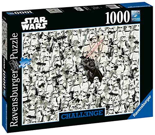 Ravensburger Puzzle 1000 piezas, Star Wars Challenge, Colección Challenge, Puzzle Star Wars, Impossible Rompecabezas de calidad, Jigsaw Puzzle