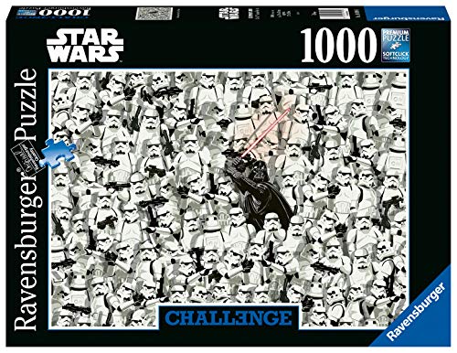 Ravensburger Puzzle 1000 piezas, Star Wars Challenge, Colección Challenge, Puzzle Star Wars, Impossible Rompecabezas de calidad, Jigsaw Puzzle