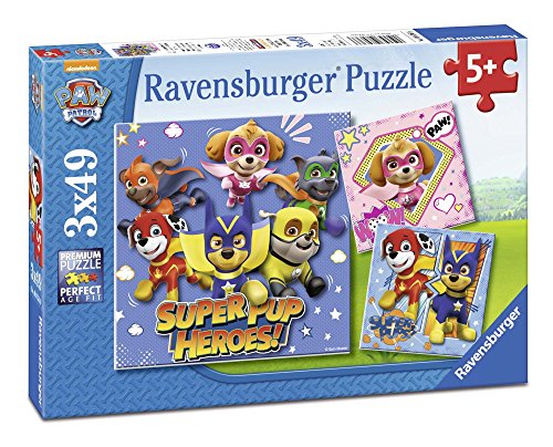 Ravensburger - Puzzle 3 x 49, Paw Patrol D (08036)