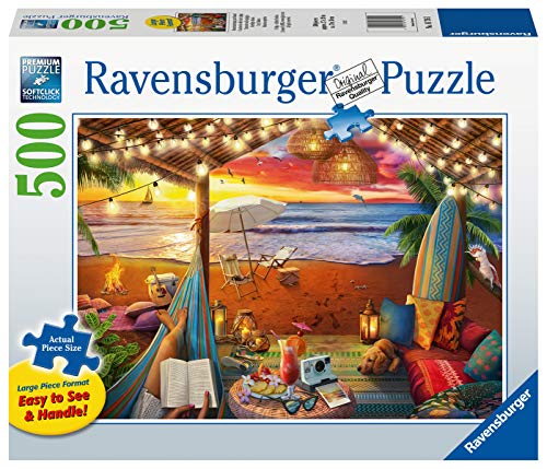 Ravensburger, Puzzle 500 Piezas, Cabaña Acogedora, Puzzle Adultos, Rompecabeza de Calidad, Exclusivo en Amazon