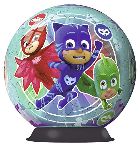 Ravensburger Puzzle Ball 3D 72 Piezas, PJ Masks, Multicolor (11797)