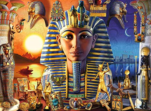 RAVENSBURGER PUZZLE- Im Alten Ägypten Ravensburger 12953-Puzzle Infantil (300 Piezas, tamaño XXL), diseño de Egipto, Multicolor (12953)