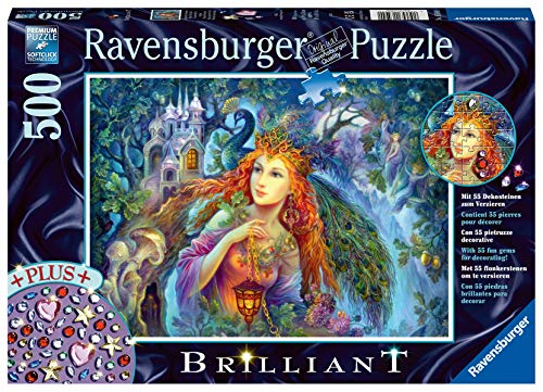 RAVENSBURGER PUZZLE- Magischer Feenstaub Brilliant Ravensburger 16594-Puzzle (500 Piezas), diseño de Polvo de Hadas, Multicolor (16594)