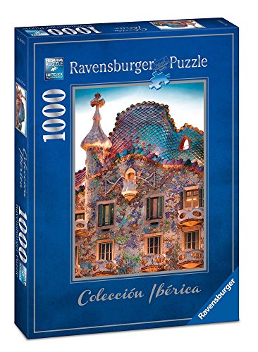 Ravensburger Puzzle, Puzzle 1000 Piezas, Casa Batlló, Colección Ibérica, Puzzles para Adultos, Puzzle Barcelona, Rompecabezas Ravensburger de Alta Calidad