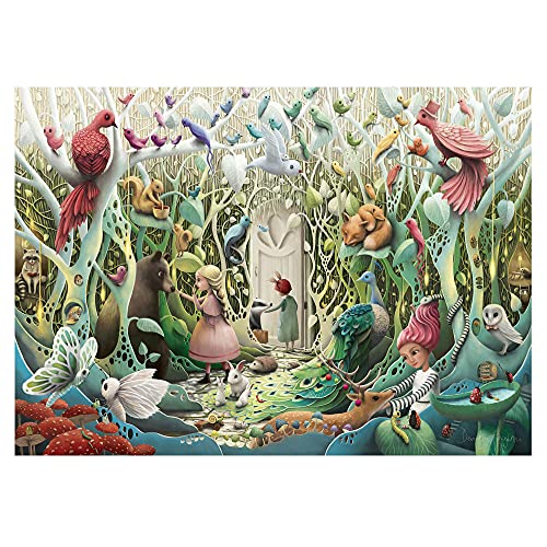 Ravensburger Puzzle, Puzzle 1000 Piezas, El Jardín Secreto, Puzzles para Adultos, Puzzle Animales, Rompecabezas Ravensburger