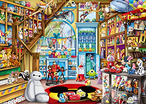 Ravensburger Puzzle, Puzzle 1000 Piezas, Tienda de Juguetes, Disney Pixar, Puzzle Disney, Puzzle Adultos, Rompecabezas de Calidad