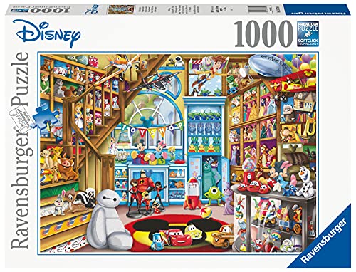 Ravensburger Puzzle, Puzzle 1000 Piezas, Tienda de Juguetes, Disney Pixar, Puzzle Disney, Puzzle Adultos, Rompecabezas de Calidad