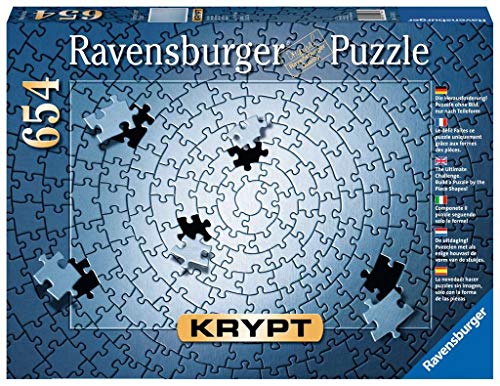 Ravensburger Puzzle, Puzzle 654 Gold, Krypt Pink, Puzzles para Adultos, Puzzle Monocromo Espiral, Rompecabezas Ravensburger de Alta Calidad