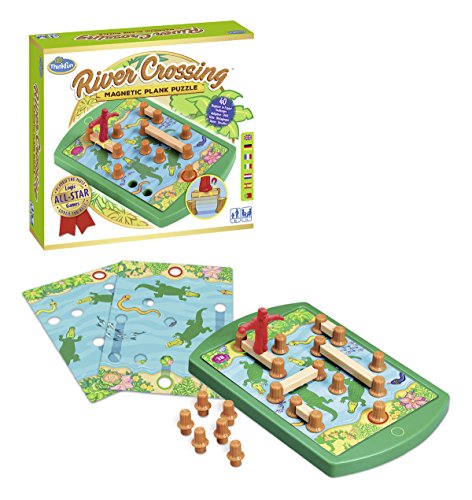 Ravensburger- ThinkFun River Crossing - Juego de lógica (76349)